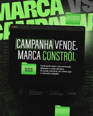 Marketing Campanha Vende Marca Constrói PSD Editável