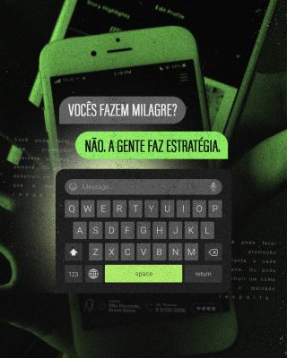 Marketing Digital Conversa de Whatsapp Vocês Fazem Milagre PSD Editável