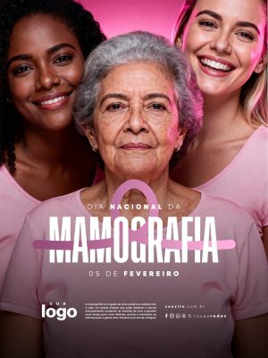 Dia Nacional da Mamografia 05 de Fevereiro PSD Editável