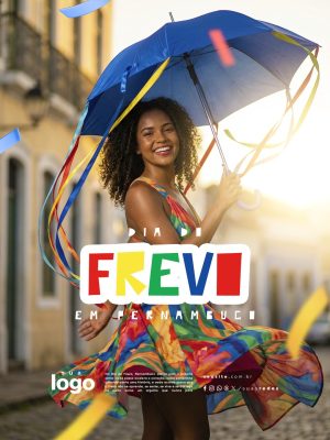 Dia do Frevo Dia da Dança e Orgulho Cultural PSD Editável