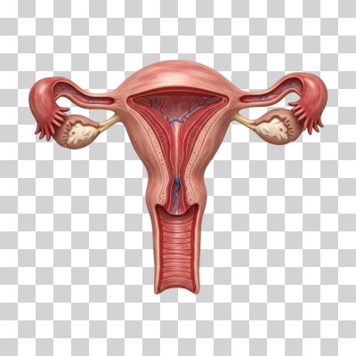 Útero Anatomia Feminina Diagrama Ilustrativo Saúde Reprodução PNG Transparente
