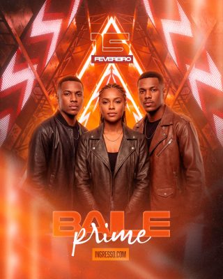 15 Fevereiro Baile Prime Ingresso Com Flyer Evento Festa PSD Editável