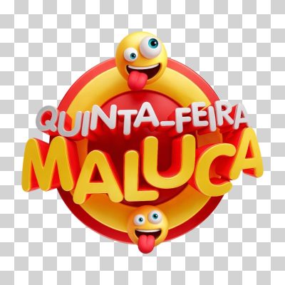 Quinta Feira Maluca Com Emoticons 3D PNG Transparente
