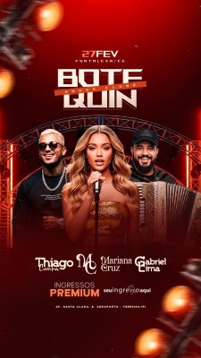 Botequin House Clube 27 FEV Flyer de Evento Musical PSD Editável