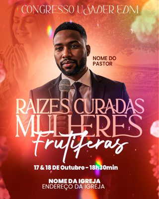 Congresso USADER EDM Mulheres Frutíferas Outubro PSD Editável