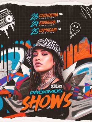 Flyer Próximos Shows Social Media Feed PSD Editáve