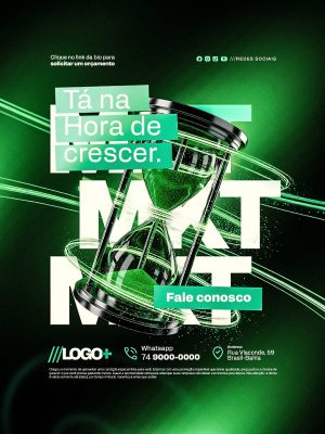 Agência Publicidade Propaganda Tá na Hora de Crescer Orçamento PSD Editável