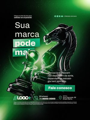Sua Marca Pode Mais Fale Conosco Agência Publicidade Propaganda PSD Editável