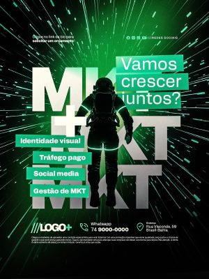  Vamos Crescer Juntos Agência Publicidade Propaganda PSD Editável