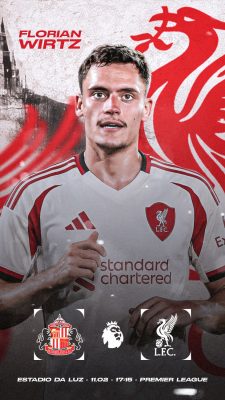 Futebol Arte Florian Wirtz Estádio da Luz Premier League PSD Editável