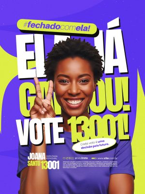 Política Eleições Joana Santo Deputada Estadual PSD Editável
