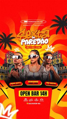 Flyer Sexta do Paredão Social Media Story PSD Editável