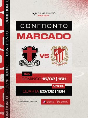 Campeonato Paulista Confronto Marcado Futebol PSD Editável
