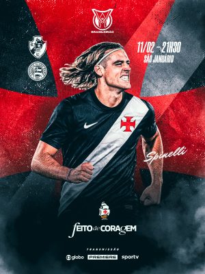 Brasileirão Gigante Batalha no Estádio São Januário PSD Editável