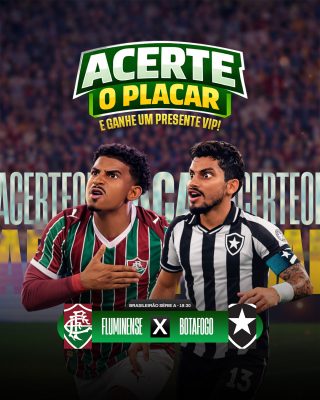 Brasileirão Fluminense x Botafogo Acerta o Placar PSD Editável