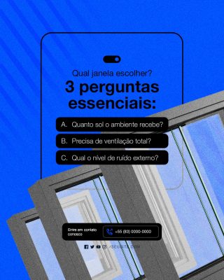Qual Janela Escolher 3 Perguntas Essenciais PSD Editável