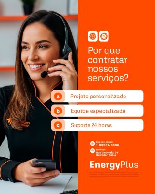 Energia Solar Por Que Contratar Nossos Serviços PSD Editável