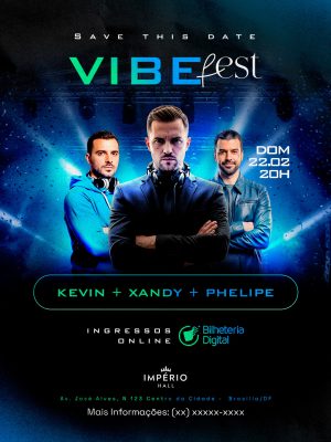 VIBEfest Kevin Xandy Phelipe Save The Date DOM 22