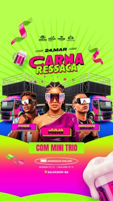 Flyer Carna Ressaca Social Media Story PSD Editável