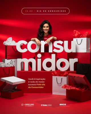 Dia Do Consumidor 15 de Março  Social Media PSD Editável