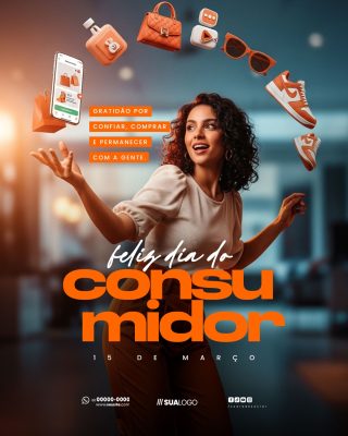 Dia Do Consumidor 15 de Março  Social Media PSD Editável