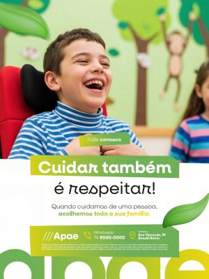 APAE Cuidar Também é Respeitar PSD Editável