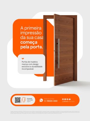 A Primeira Impressão da Sua Casa Começa Pela Porta PSD Editável