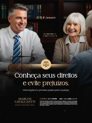 Advocacia Conheça Seus Direitos e Evite Prejuízos PSD Editável