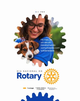 Rotary 23 FEV Dia Nacional Rotary Solidariedade PSD Editável