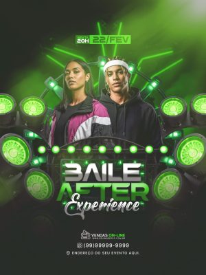 Baile After Experience Sexta 22/Fev Evento Noturno PSD Editável