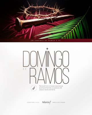 Domingo de Ramos PSD Editável