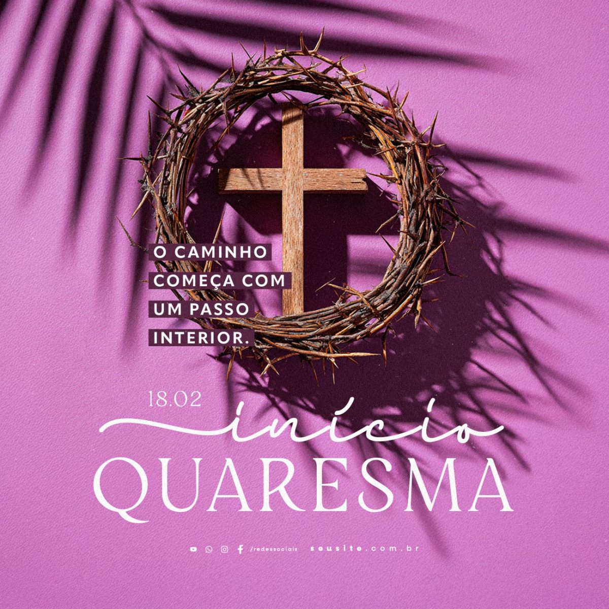  Início Quaresma 18 de Fevereiro PSD Editável