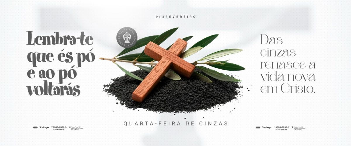 Carrossel Quarta-feira de Cinzas 18 de Fevereiro Social Media PSD Editável
