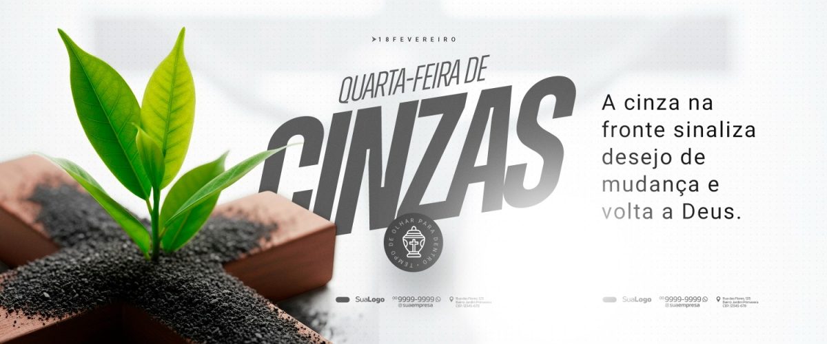 Carrossel Quarta-feira de Cinzas 18 de Fevereiro Social Media PSD Editável