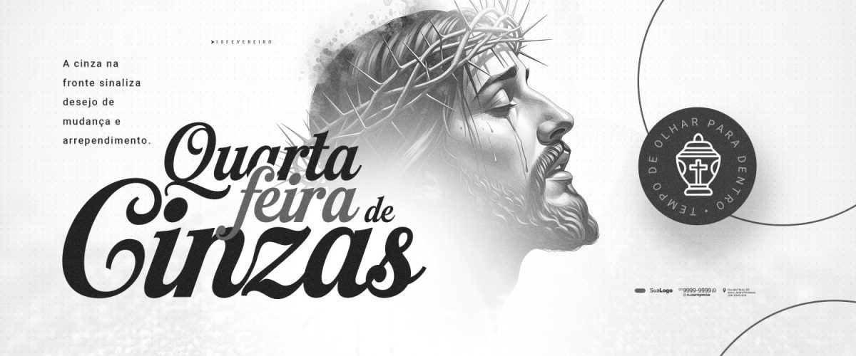 Carrossel Quarta-feira de Cinzas 18 de Fevereiro Social Media PSD Editável