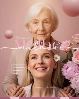 Mulher Dia Internacional da Força Template PSD Editável