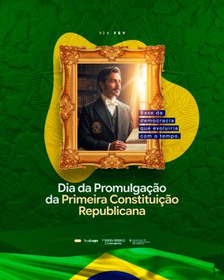 Dia da Promulgação da Primeira Constituição Republicana 24 de fevereiro Social Media PSD E