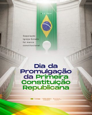 Dia da Promulgação da Primeira Constituição Republicana 24 de fevereiro Social Media PSD E