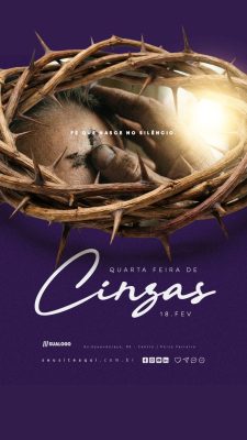 Story Quarta feira de Cinzas 18 de Fevereiro PSD Editável