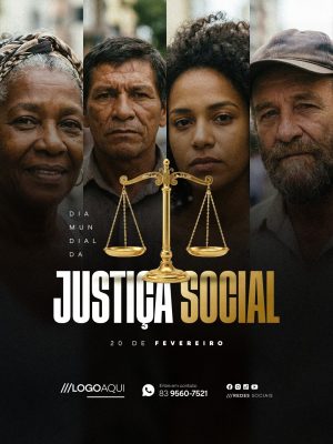 Dia Mundial da Justiça 20 de Fevereiro PSD Editável