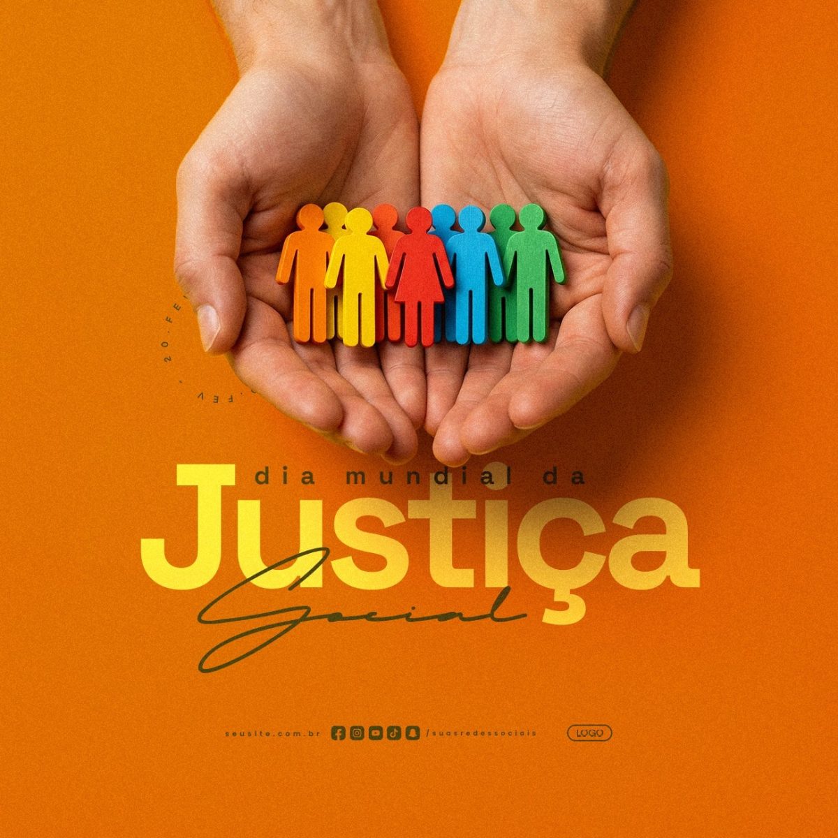 Dia Mundial da Justiça 20 Fevereiro PSD Editável