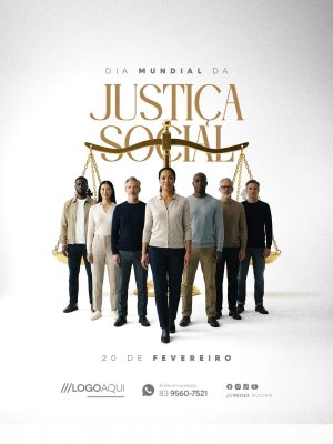 Dia Mundial da Justiça 20 de Fevereiro PSD Editável