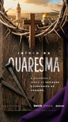 Story Início da Quaresma 18 de fevereiro PSD Editável