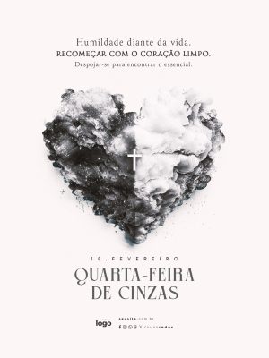Quarta Feira de Cinzas 18 de Fevereiro PSD Editável