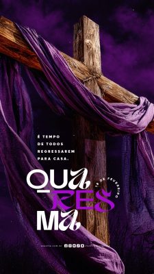 Story  Quaresma 18 de Fevereiro PSD Editável