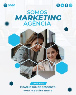 Marketing Agência Somos Marketing Agência Promo Oferta PSD Editável