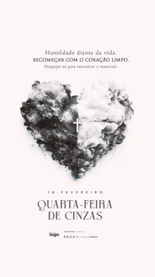 Story Quarta Feira de Cinzas 18 Fevereiro PSD Editável