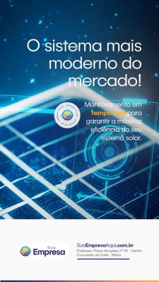 Empresa Energia Solar Monitoramento em Tempo Real PSD Editável