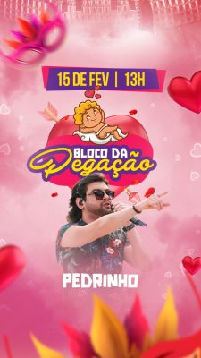 Flyer de Carnaval 2026 Editável - Flyer para Eventos, Blocos e Shows de Verão