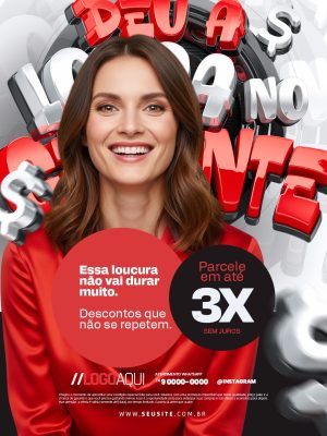 Oferta Essa Loucura Não Vai Durar Muito PSD Editável